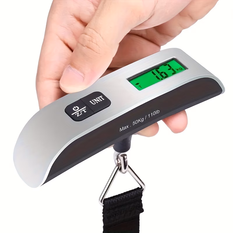 Portable 50kg/10g Hanging Electronic Digital Travel Luggage Scale